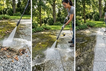 NGUYÊN NHÂN VÀ CÁCH XỬ LÝ RÊU MỐC TRÊN ĐÁ ỐP LÁT NGOÀI TRỜI TRIỆT ĐỂ