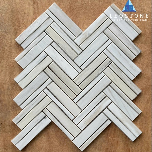 Đá mosaic phối xương cá