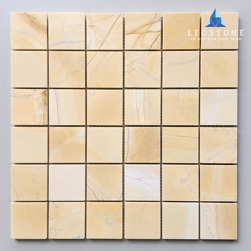 ĐÁ MOSAIC TỰ NHIÊN VUÔNG VÀNG