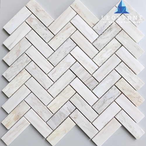 ĐÁ MOSAIC XƯƠNG CÁ BE SỮA