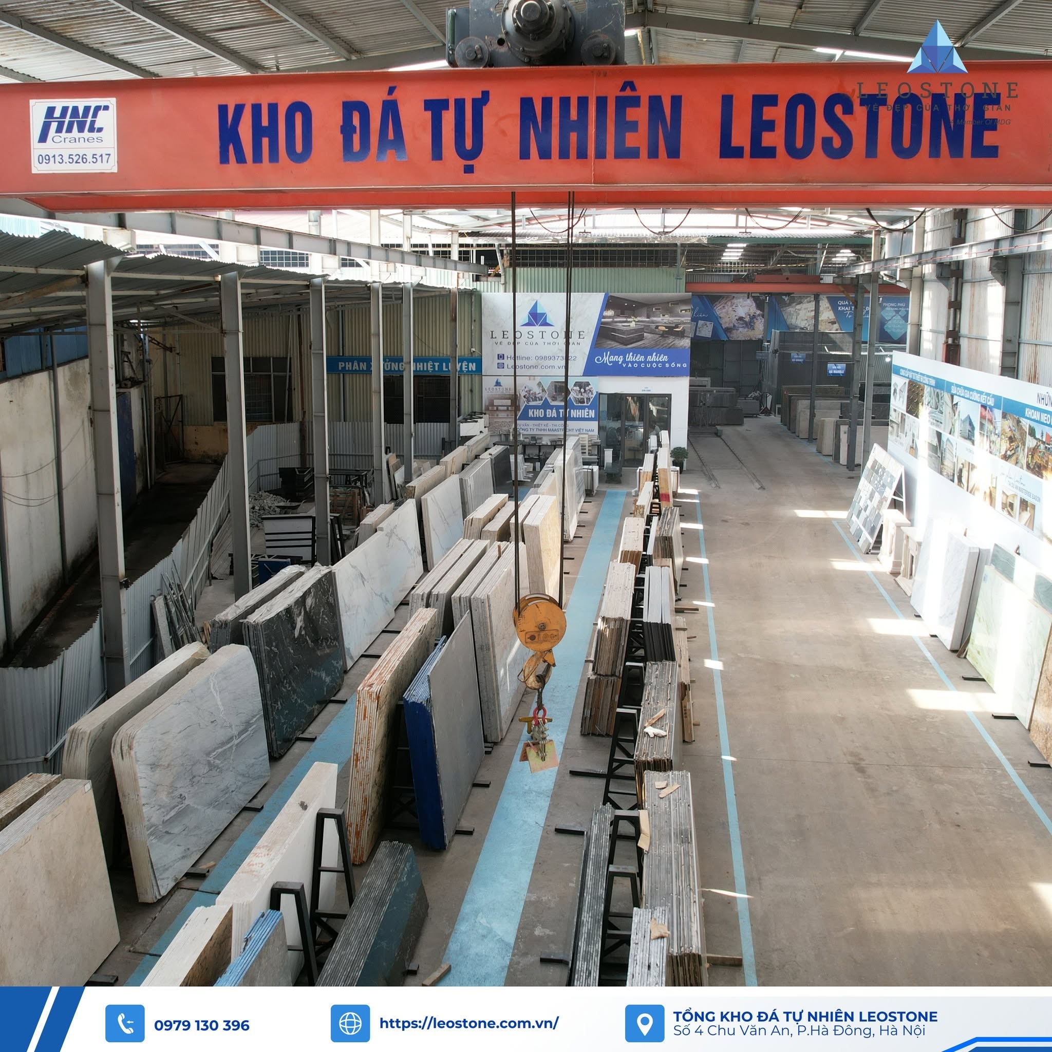 Tổng kho đá tự nhiên Leostone, số 4 Chu Văn An, Hà Đông, Hà Nội