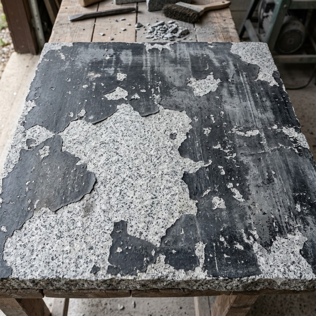 Hình ảnh đá Granite nhân tạo sau một thời gian dài sử dụng
