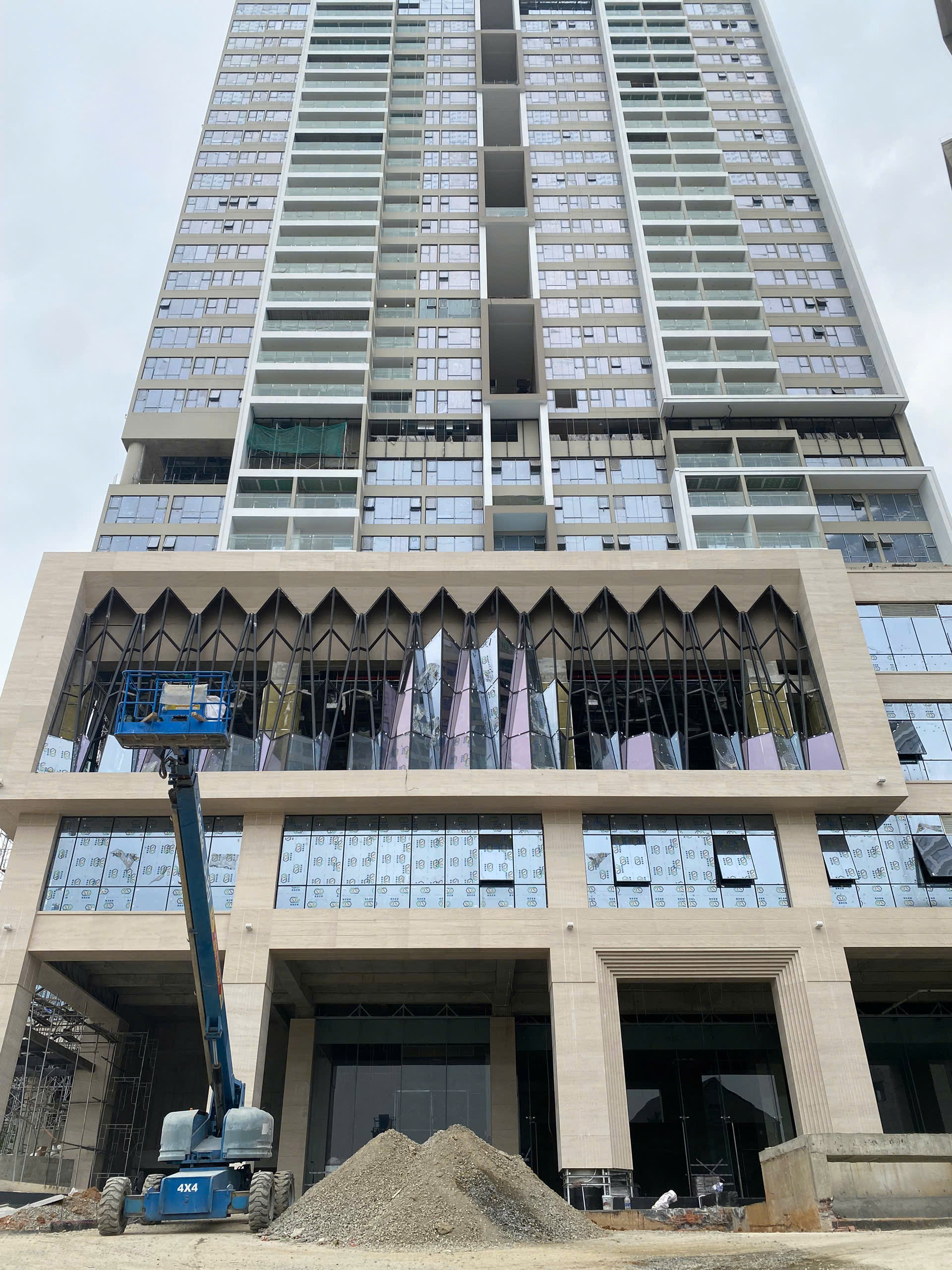 Mặt tiền dự án Văn Lang Sky Lake Phú Thọ